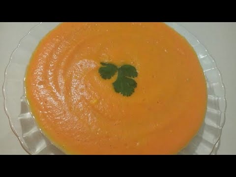 Vidéo: Comment Faire Une Soupe De Purée De Citrouille Et De Carottes