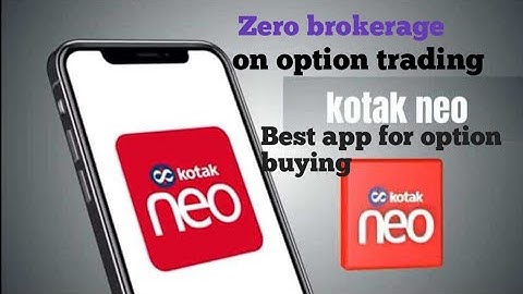 zero brokerage on option buying and selling  #kotakneo #freetrading #zerobrokerage #kotak #stock
