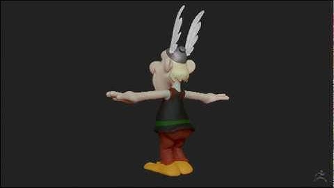 Asterix - Zbrush Speed Sculpt