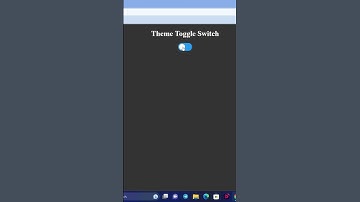 Create Theme Changing Toggle Switch Using Html Css jJavascript | #webdevelopment #togglebutton