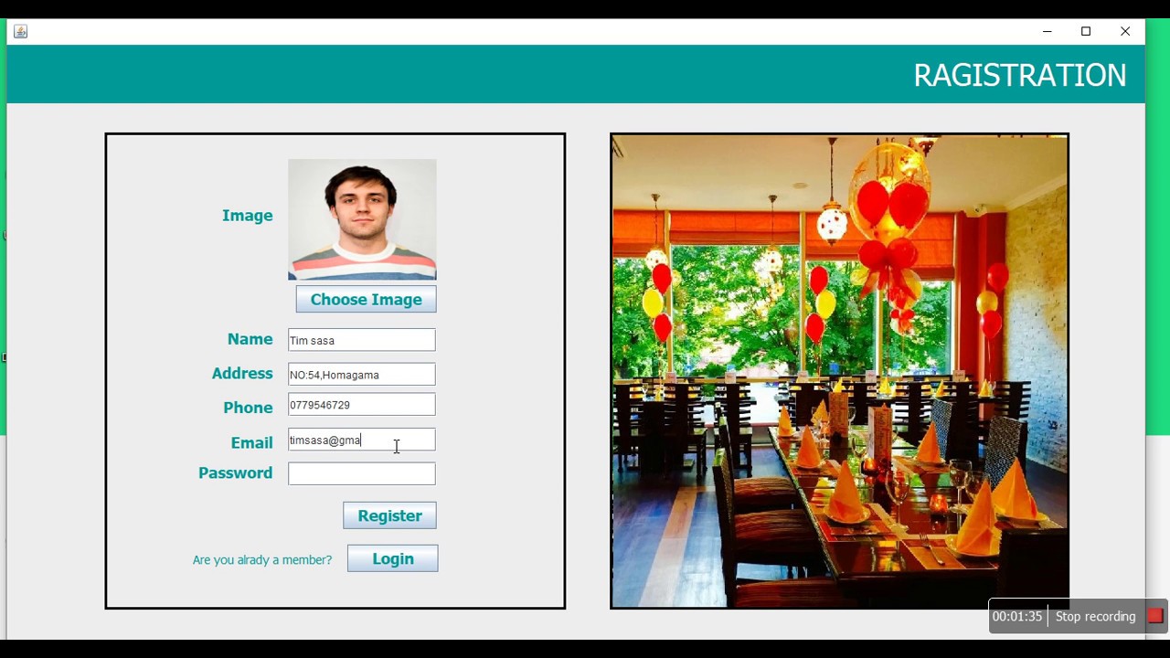 Food Ordering System in JAVA - YouTube