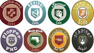 Call of Duty: Black Ops 1 Zombies - All 8 Perks Showcase