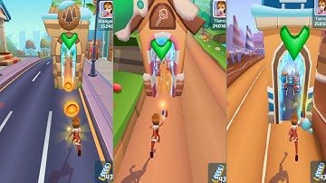 Subway Princess Runner: Jungle; CandyLand; Street Game Play @dotcutgaming9139
