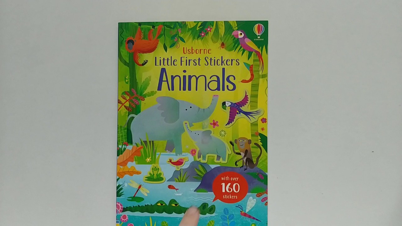 Little First Stickers Animals Usborne Books at Home YouTube