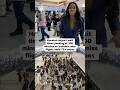 Houston airport wait times peaking at 200 minutes as travelers miss flights amid TSA chaos #shorts