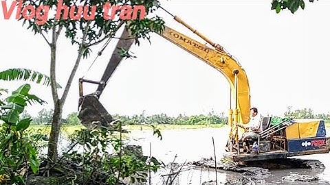 XÁNG CẠP LỘ RUỘNG ĐẮP BỜ// MÁY XÚC MIỀN TÂY