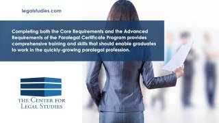 Advanced Paralegal Certificate Course | The Center for Legal Studies