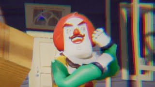 WHAT HAPPENED IF YOU THROW A CARDBOARD BOX AT YOUR CLOWN NEIGHBOR - Hello Neighbor Mod #funny