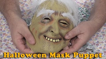 How To Make A Foam Puppet Part 3 - Halloween Mask