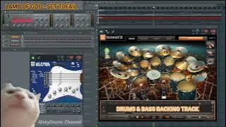 Lamb of God - Set to fail / drums and bass backing track / instrumental MIDI cover