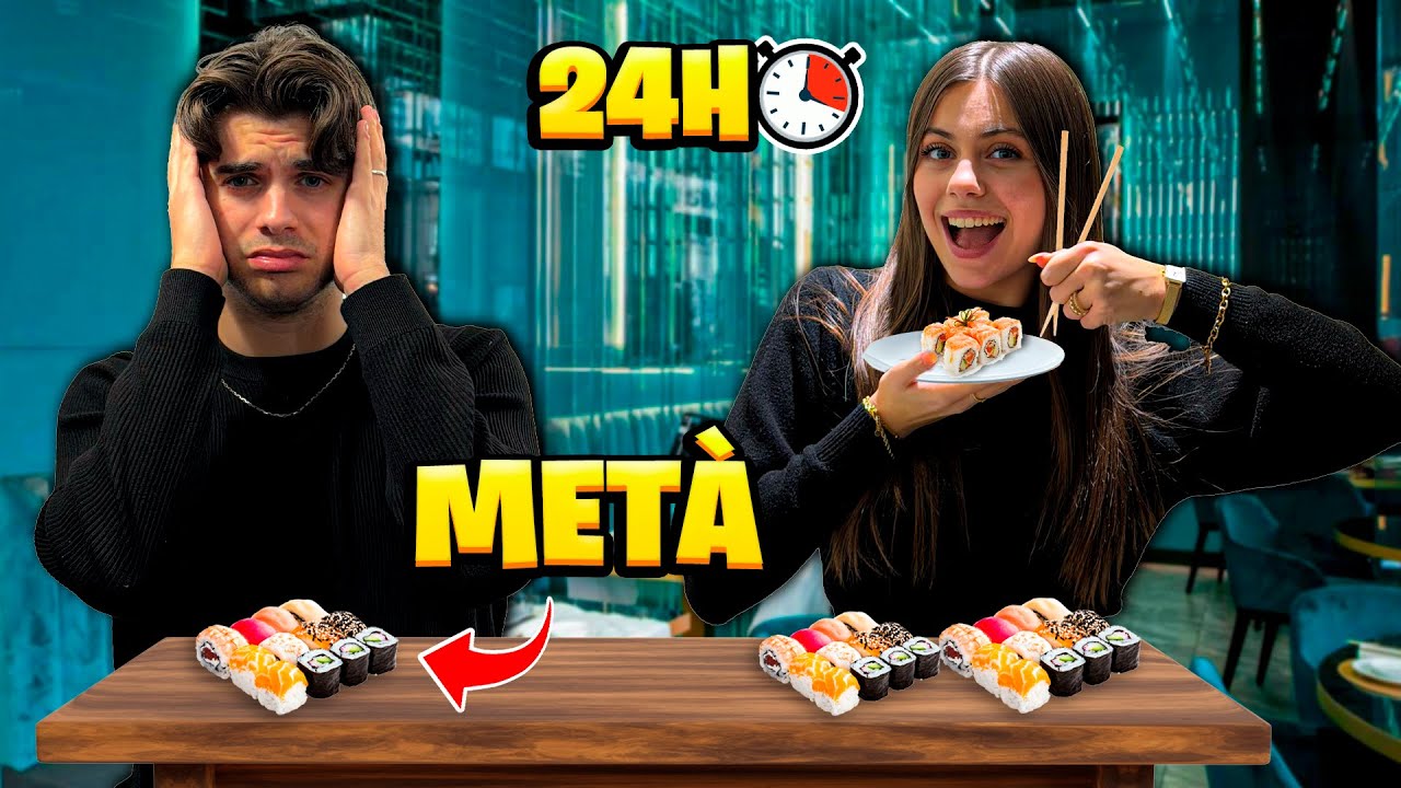 Mangio la METÀ di LISA LUCHETTA per 24 ORE