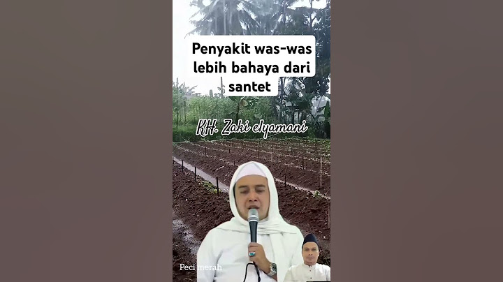 Was-was lebih bahaya dari santet