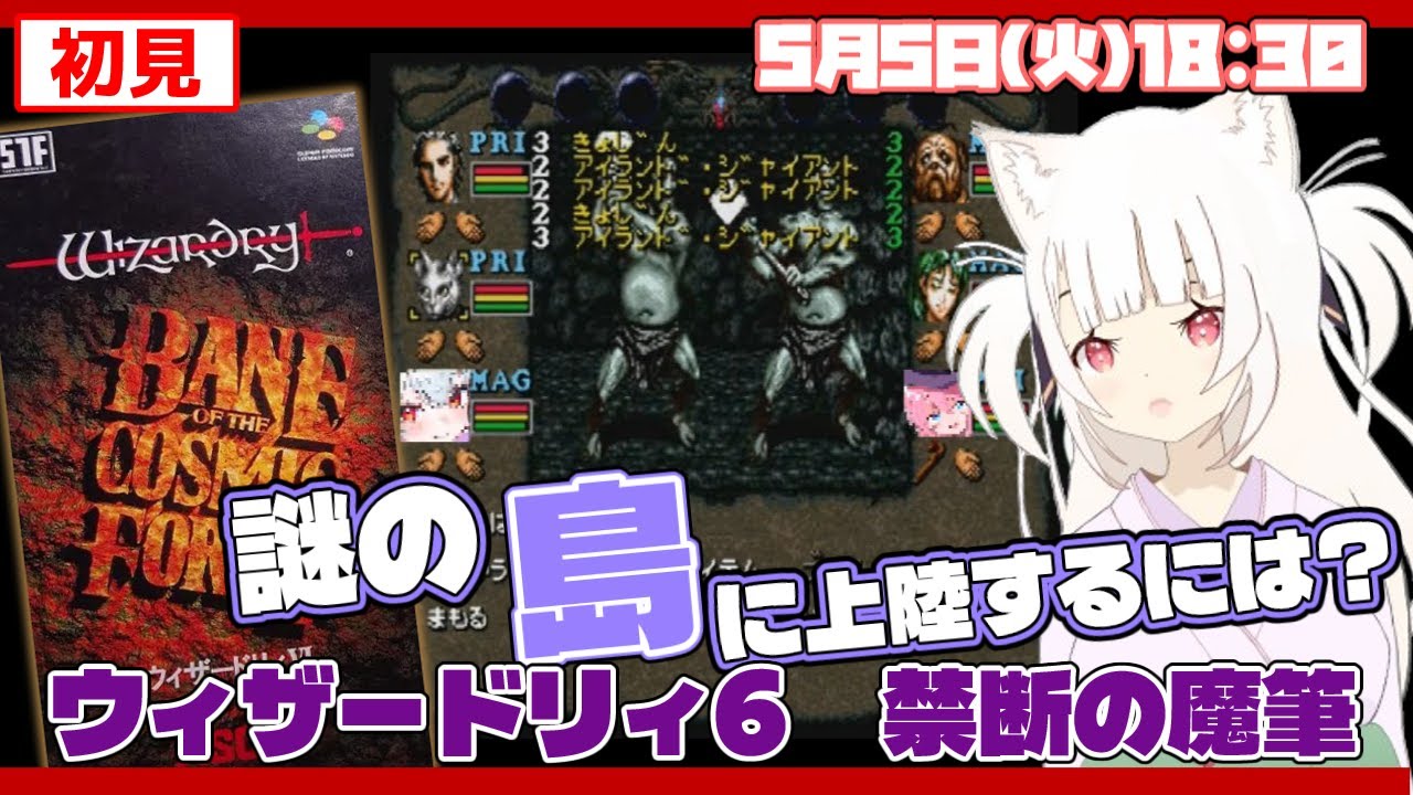 初見】ウィザードリィ6 禁断の魔筆 Wizardry VI BANE OF THE COSMIC