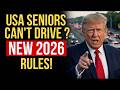 New USA Driving Rules 2026: Take Effect Feb 2026 — Seniors 65+ Alert