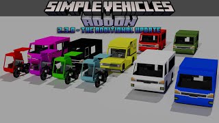 Simple Vehicles Addon 2.3.0 - The Additional Update screenshot 3