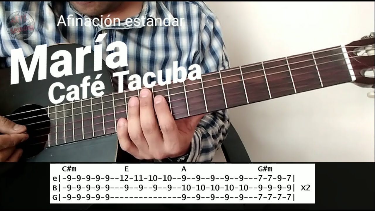 María Cafe Tacuba cover tocar) acordes y letra YouTube