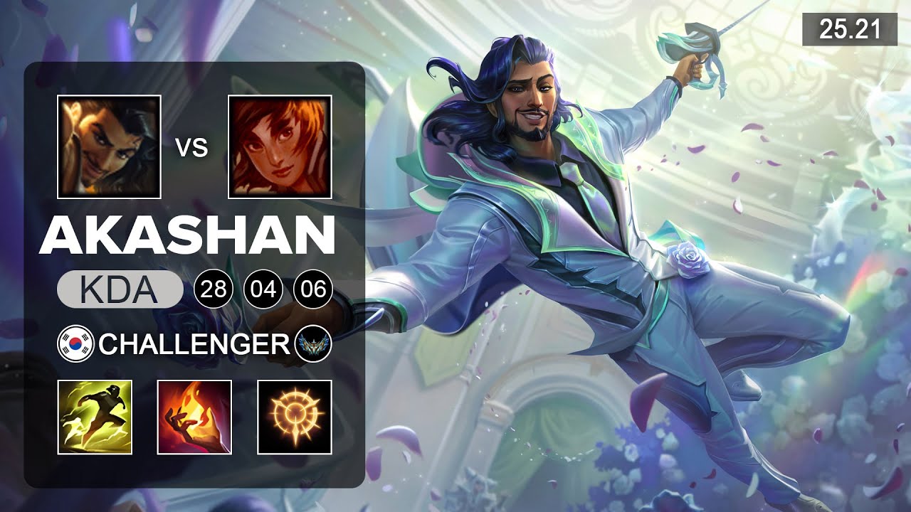 Akshan vs Taliyah Mid - KR Grandmaster - Patch 25.21 Season 15