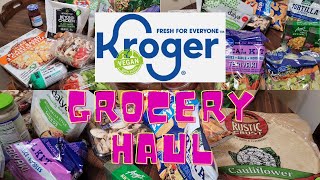 Weekly Kroger Grocery Haul for One