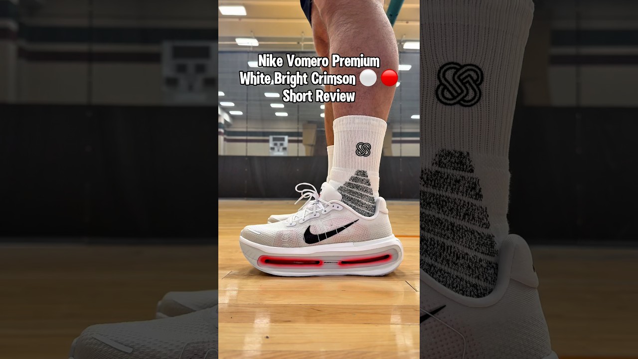Nike Vomero Premium “White Bright Crimson” Maximum cushion built for recovery. 