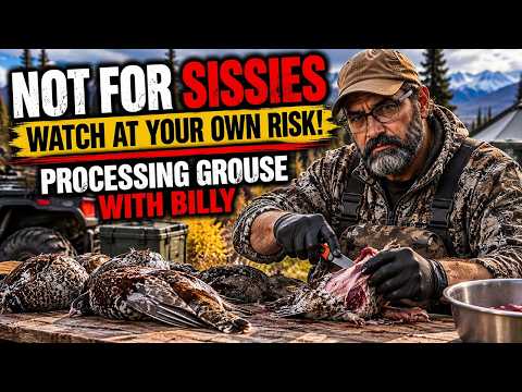 NOT FOR SISSIES — PROCESSING GROUSE #preparedness #survival #prepping #news #skills #security #gear