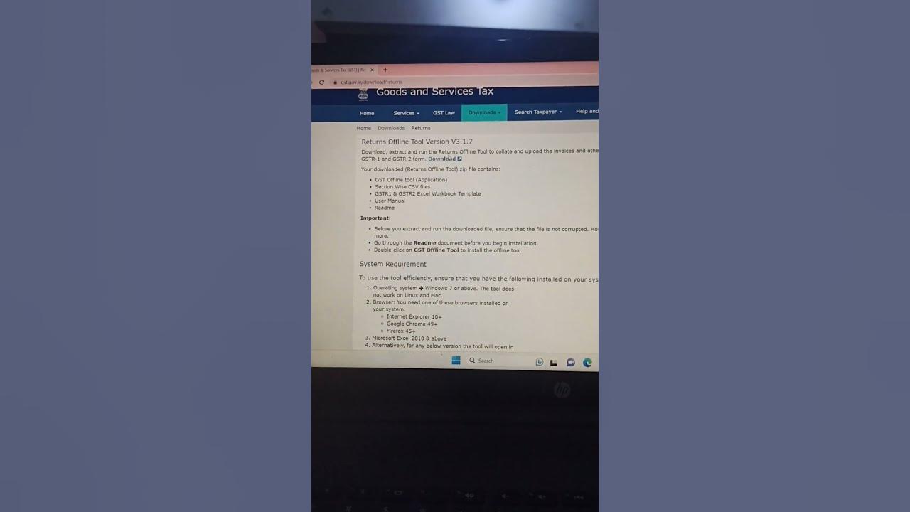 Json File Not Generating In Gst Offline Tool