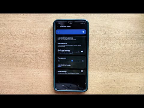 How To Adjust Assistant Menu Transparency In Samsung Galaxy Mobile