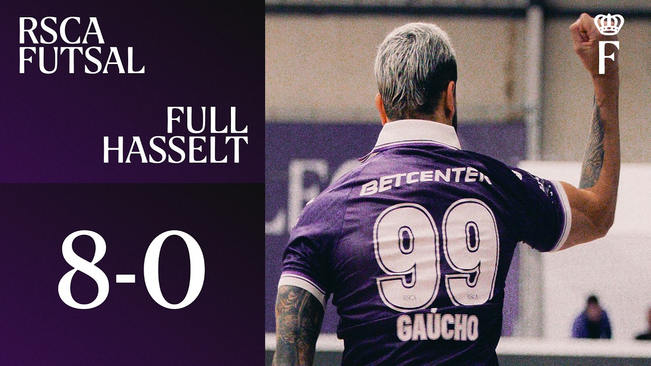 HIGHLIGHTS Belgian Futsal Cup (1/8): RSCA Futsal - FULL Hasselt | 2025-2026