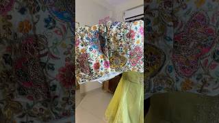 New designer stone work blouse from meesho find #blouse #viralvideo #designersaree