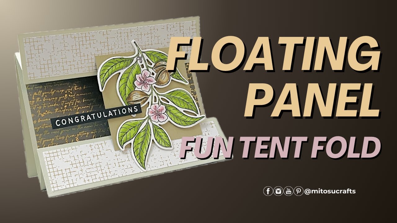 How To Make A Floating Panel Fun Tent Fold Card with Stampin' Up! Craft ...