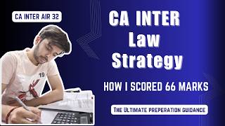 CA INTER Corporate & Other Laws Strategy | Ultimate Tips & Techniques | #cainterlaw #cainter