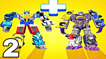 Superhero Robot Merge Master - Walkthrough Part 2 Levels 21-40 New Game - Android ios Gameplay