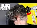 CABELLO DE LACIO A RIZADO O CHINO | ¿Cómo Rizar el CABELLO? | Fácil y Rápido - Samuel Salcedo