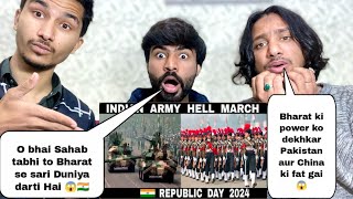 Indian Army Hell March || 2024 || India's Republic Day Parade | Debdut YouTube Pakistani Fair Reacti
