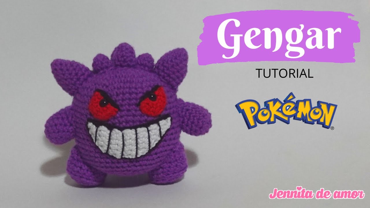 Pokemon Gengar Crochet Pattern