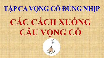 Bài 29: DẠY CA VỌNG CỔ | CÁC CÁCH XUỐNG CÂU VỌNG CỔ