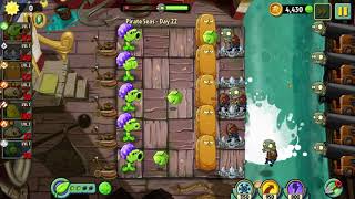 День 22 МИР ПИРАТОВ   НОВЫЕ ЗОМБИ ⭐ Plants vs Zombies 2 Растения против Зомби 2 Прохождение