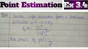 Q11. Find UMVUE Of g(θ)=1/θ² With Consider Single Observation From A Continuous Distribution On R