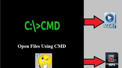 How to play video/audio files using CMD