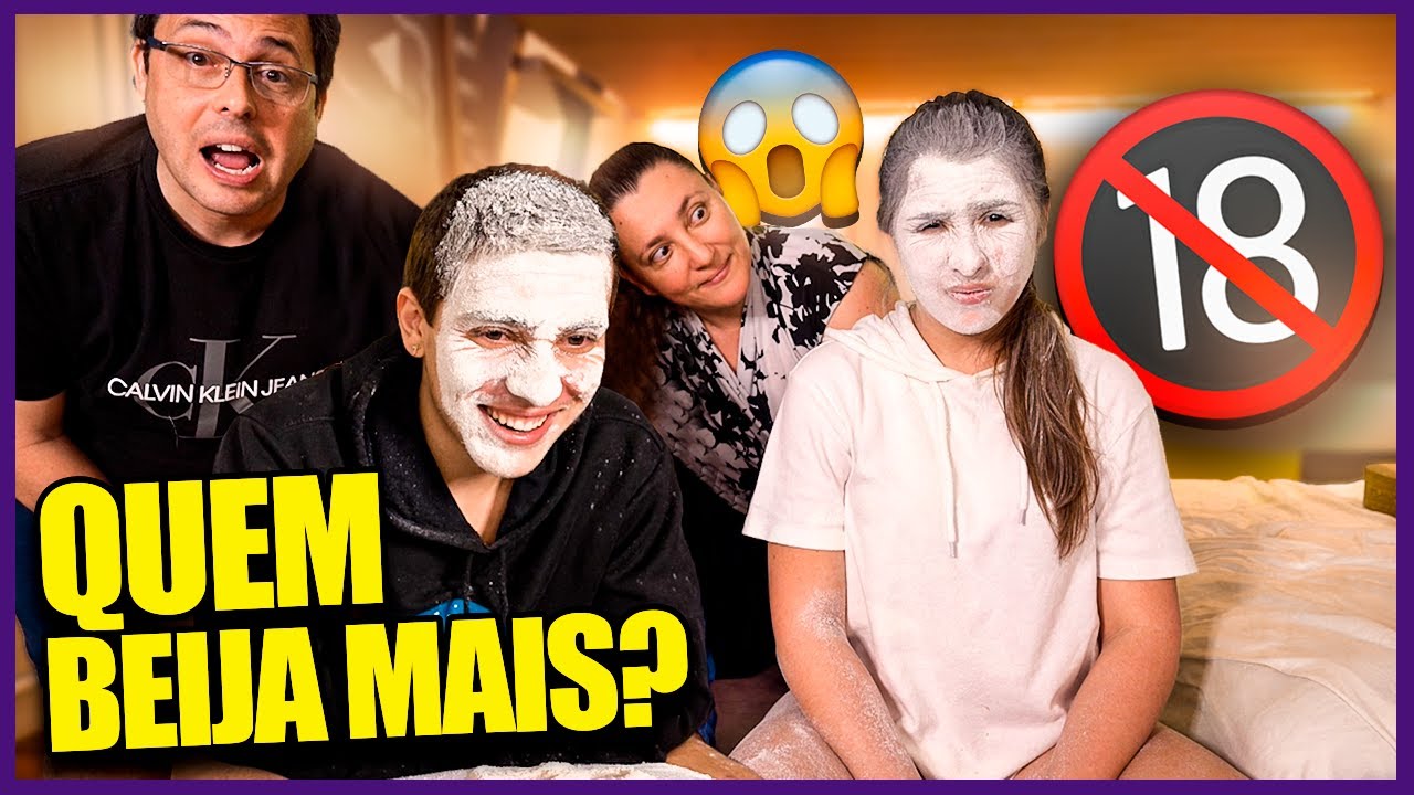 QUEM BEIJA MAIS NA BOCA? (COM MEUS PAIS)