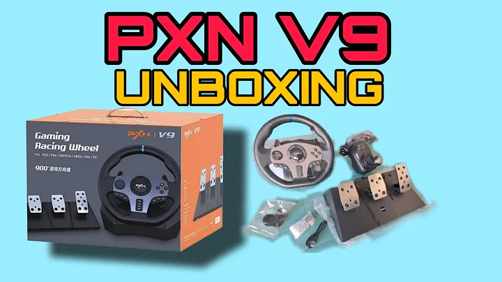 Unboxing PXN V9 Steering Wheel Controller for PC | From Shopee