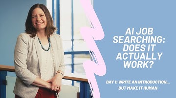 AI Job Search: Day 1
