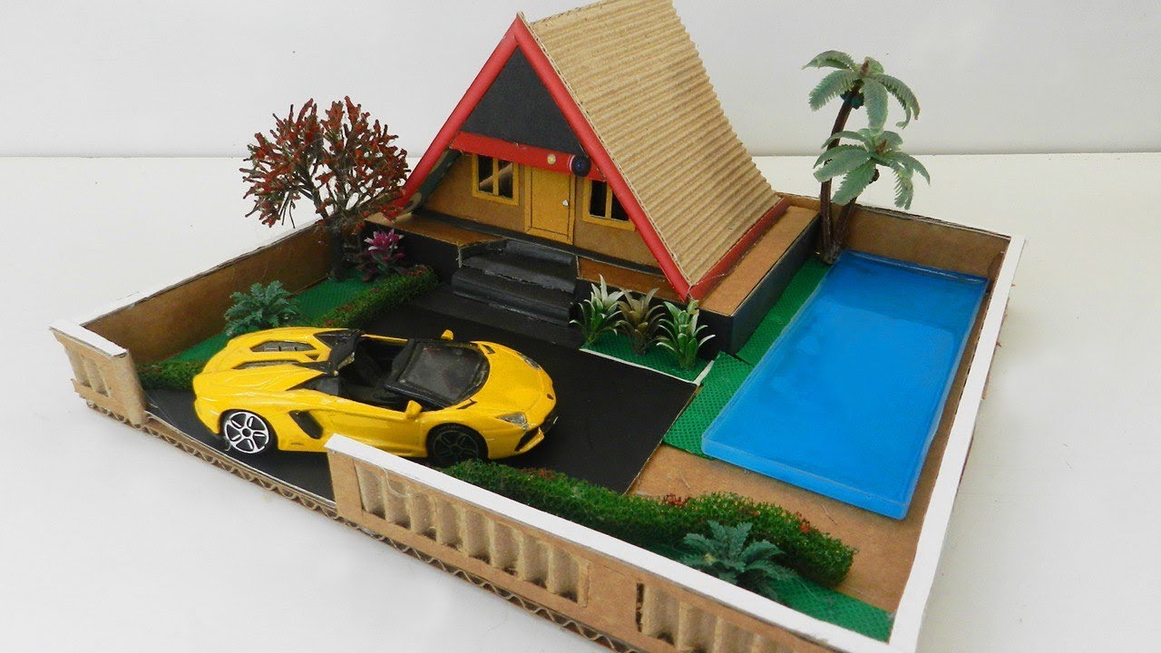 Statistik Video Youtube Untuk Easy Diy Miniature Cardboard House Model With Garden 150 Noxinfluencer