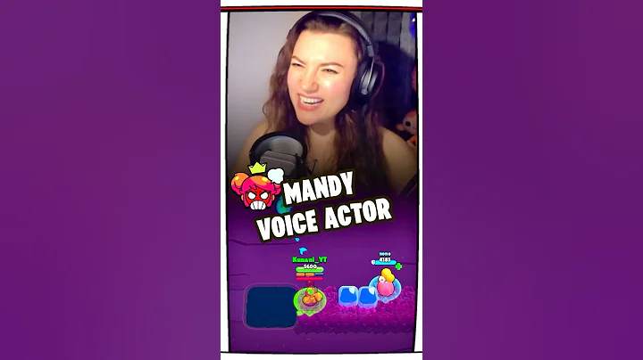 MANDY VOICE ACTOR 😡 #brawlstars #shorts  #viral