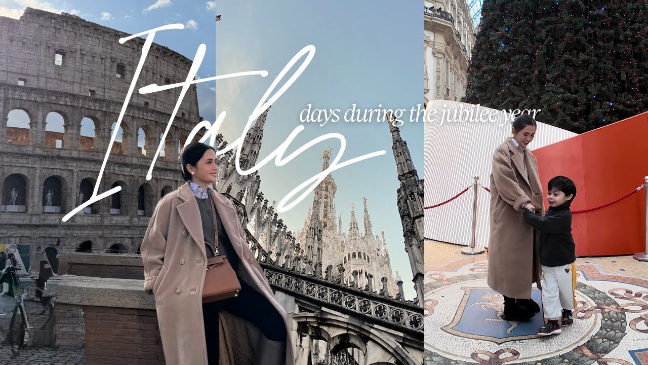 ITALY VLOG 🇮🇹 | pilgrimage to the Holy Door, exploring Vatican, shopping in Florence | Anna Cay ♥