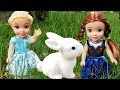 Elsa and Anna toddlers bring home their class pet