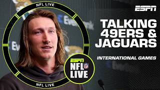 NFL playing 9️⃣ INTERNATIONAL GAMES 🌎 Discussing travel impact on the 49ers & Jaguars ✈️ | NFL Live