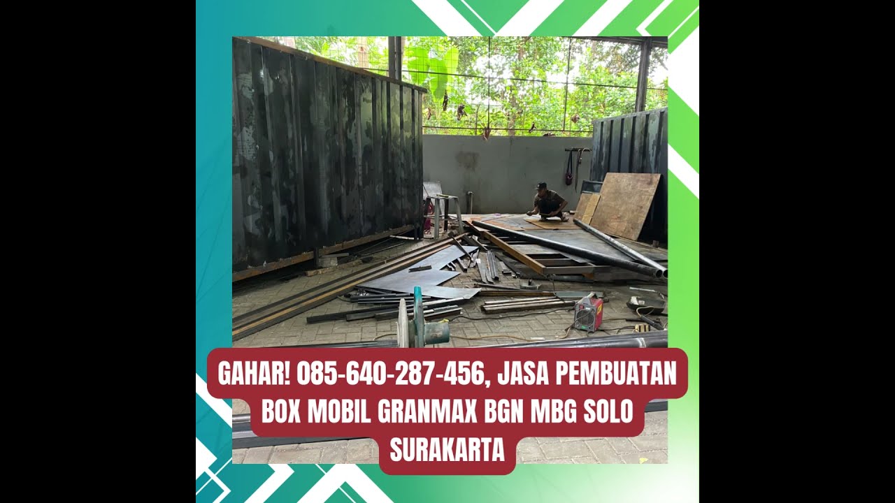 Berkelas! 085-640-287-456, Karoseri Pembuatan Box Mobil MBG Makan Bergizi Gratis Jogja Bantul Sleman
