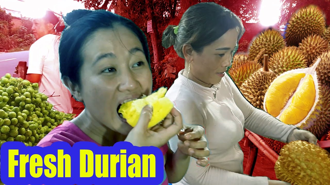 Vietnam Street Food - Delicious Vietnamese Fresh Fruit Durian/Sau Rieng Hat Lep | Street Food And Travel