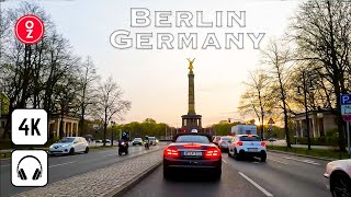 BERLIN - Germany 🇩🇪 4K Driving Tour | Alexanderplatz, Potsdamer Platz, Brandenburg Gate, West-Berlin