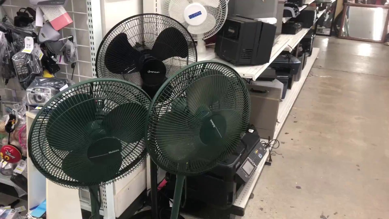 Fans and lights at Savers (11/9/18) - YouTube